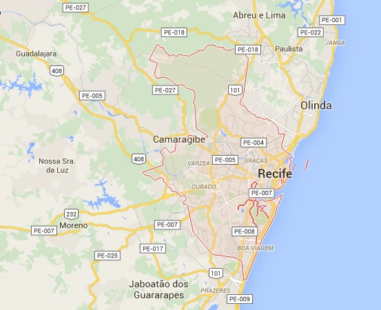 Recife: foi quase um bate-e-volta